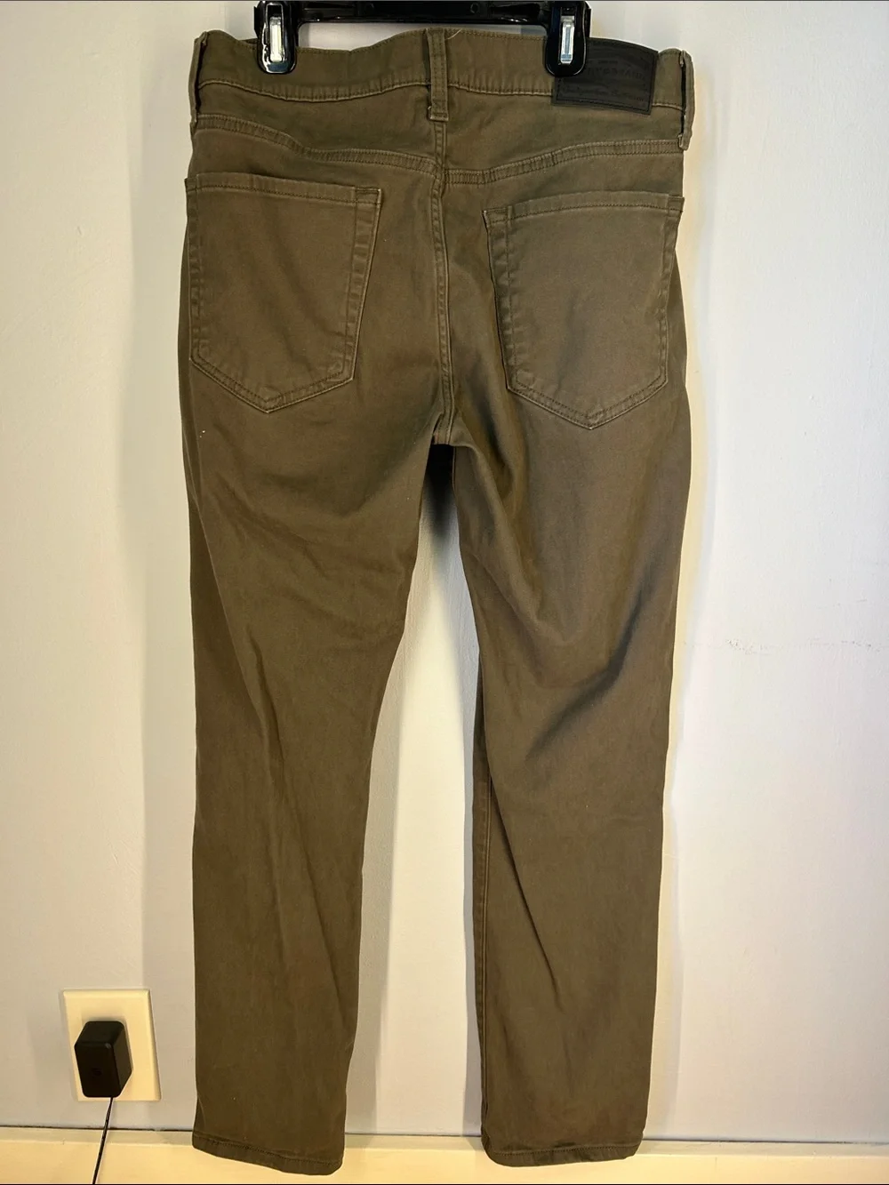 Lucky Brand Olive Slim Straight Leg Jeans
